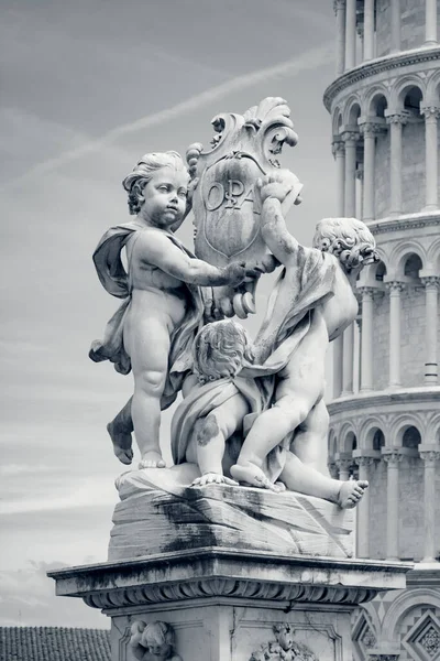 Пиза Италия Пиза 2023 Landscape Piazza Del Duomo Fanous Cathedral — стоковое фото