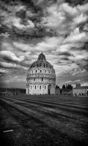 Pisa Italyitaly Pisa 2023 Landscape Piazza Del Duomo Fanous Cathedral — Stock Photo, Image
