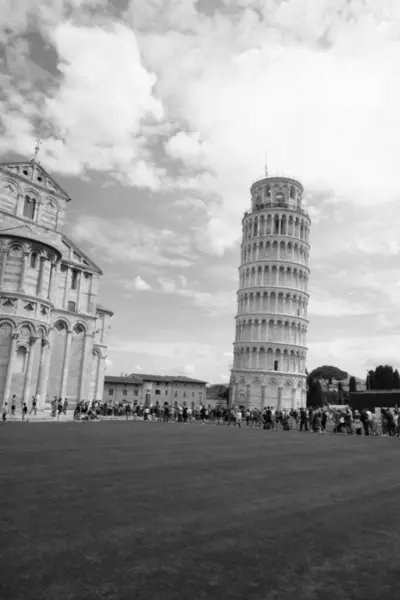 Pisa Italyitaly Pisa 2023 Landscape Piazza Del Duomo Com Catedral — Fotografia de Stock