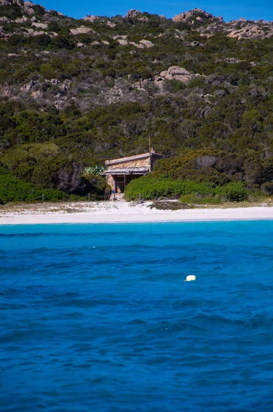 stock image spiaggia rosa budelli , wonderful bay in La Maddalena Archipelago, Sardinia, Italy