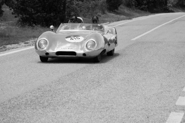 Urbino Talya Haziran 2022 Lotus Eleven Climax 1956 Mille Miglia — Stok fotoğraf
