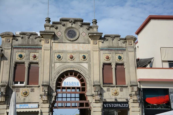 Viareggio Italië April 2023 Viareggio Beroemde Badplaats Aan Kust Van — Stockfoto