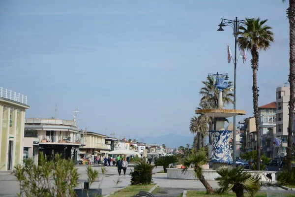 비아레조 이탈리아 2023 비아레조는 리구리아해 연안의 휴양지이다 이탈리아의 토스카나 — 스톡 사진