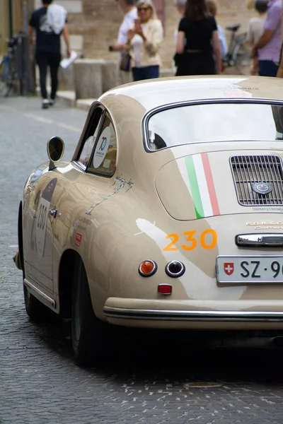 Pesaro Italia Giugno 2023 Porsche 356 1500 Carrera 1956 Una — Foto Stock