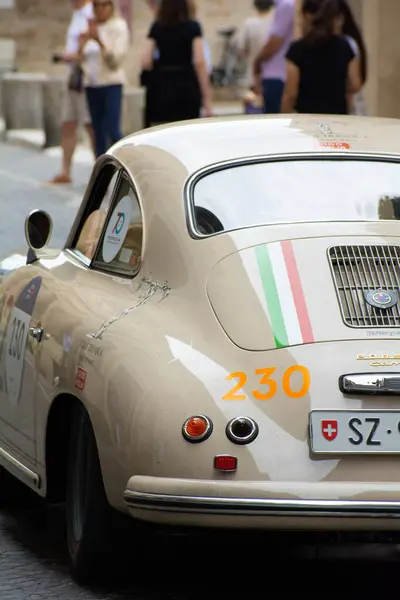 Pesaro Italien Jun 2023 Porsche 356 1500 Carrera 1956 Gammal — Stockfoto