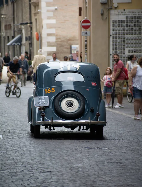Pesaro Italien Jun 2023 Fiat 1100 Berlina 1949 Gammal Racerbil — Stockfoto