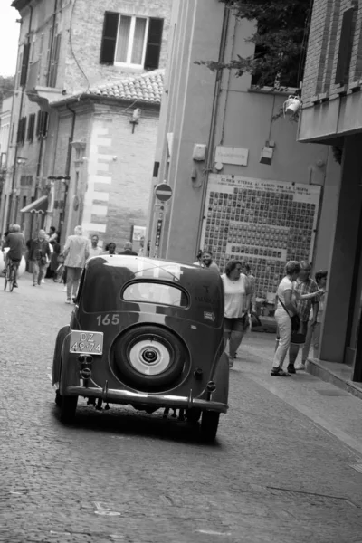 Pesaro Italy 2023 Fiat 1100 Berlina 1949 Рік Старому Гоночному — стокове фото