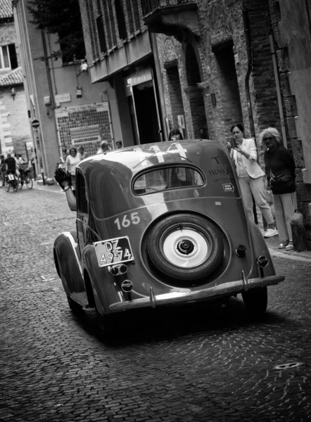 Pesaro Italia Jun 2023 Fiat 1100 Berlina 1949 Viejo Coche — Foto de Stock