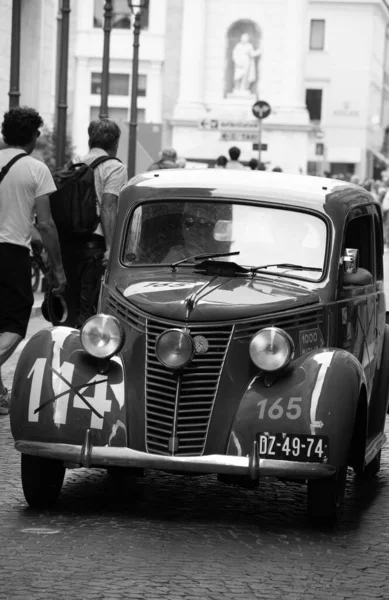 Pesaro Italia Jun 2023 Fiat 1100 Berlina 1949 Viejo Coche —  Fotos de Stock