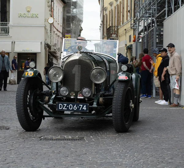 Pesaro Talya Haziran 2023 Bentley Litre 1923 Mille Miglia 2020 — Stok fotoğraf