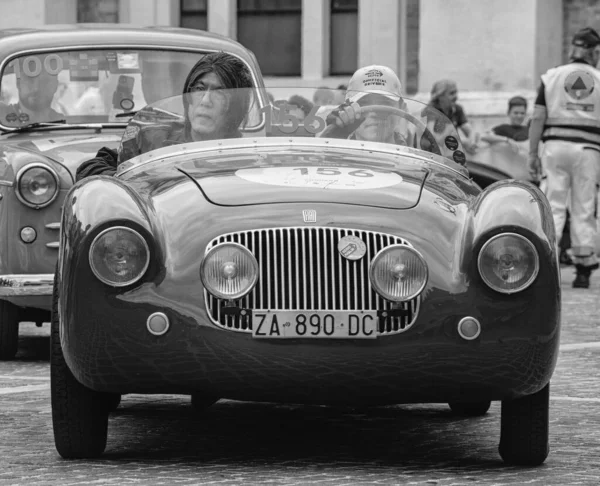 Пезаро Италия 2023 Fiat 1100 508 Barchetta 1948 Старом Гоночном — стоковое фото