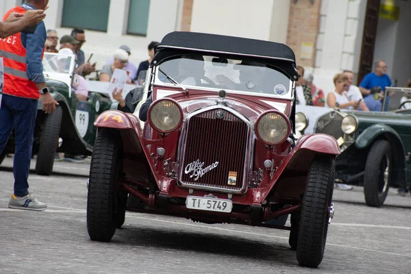 Pesaro Włochy Czerwca 2023 Alfa Romeo 1750 Carr Brianza 1932 — Zdjęcie stockowe