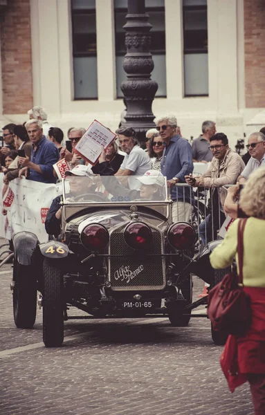 Pesaro Olaszország Június 2023 Alfa Romeo 1750 Zagato 1929 Egy — Stock Fotó