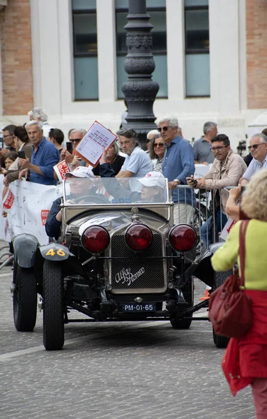 Pesaro Włochy Czerwca 2023 Alfa Romeo 1750 Zagato 1929 Starym — Zdjęcie stockowe