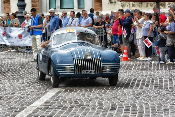 Pesaro Italia Junio 2023 Fiat 1100 Hardtop Ala Oro 1947 — Foto de Stock