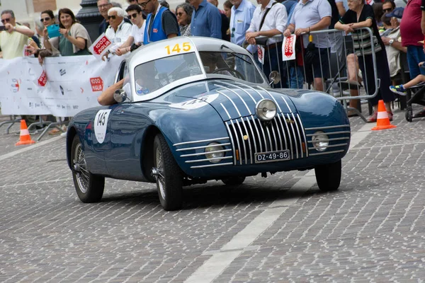 Pesaro Italia Giugno 2023 Fiat 1100 Hardtop Ala Oro 1947 — Foto Stock