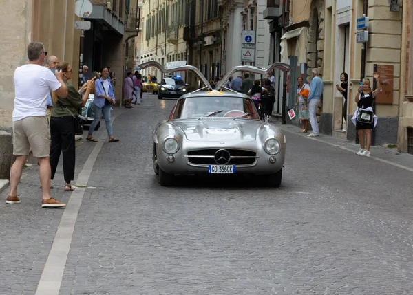 Pesaro Talya Haziran 2023 Mercedes Benz 300 W198 1955 Mille — Stok fotoğraf