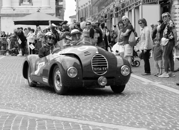 Pesaro Italia Giugno 2023 Fiat 500 Sport 1939 Una Vecchia — Foto Stock
