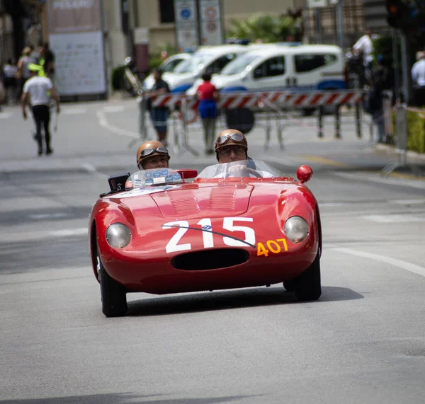 Pesaro Itálie Červen 2023 187 750 1956 Starém Závodním Voze — Stock fotografie