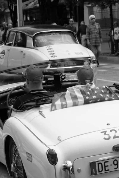 Pesaro Itália Jun 2023 Triumph Sports 1956 Carro Corrida Antigo — Fotografia de Stock