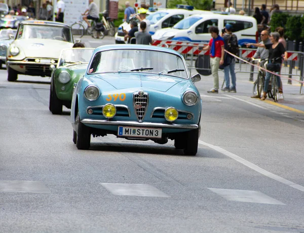 Pesaro Italia Junio 2023 Alfa Romeo Giulietta Sprintbertone 1956 Viejo — Foto de Stock