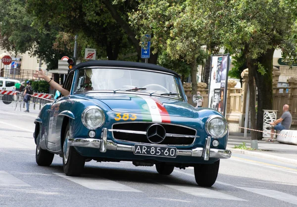 Pesaro Talya Haziran 2023 Mercedes Benz 190 1957 Mille Miglia — Stok fotoğraf