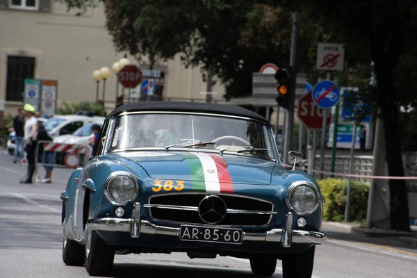 Pesaro Italia Junio 2023 Mercedes Benz 190 1957 Viejo Coche — Foto de Stock