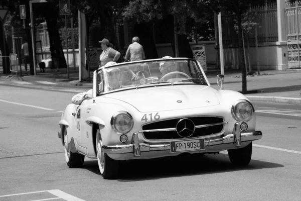 Pesaro Italien Juni 2023 Mercedes Benz 190 1956 Auf Einem — Stockfoto