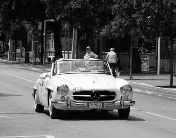 Pesaro Italy Jun 2023 Mercedes Benz 190 1956 Old Racing — Stock Photo, Image