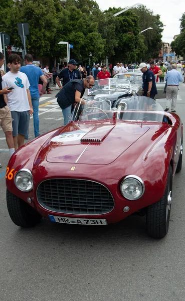 Pesaro Italia Junio 2023 Ferrari 250 Spider Vignale 1953 Viejo — Foto de Stock