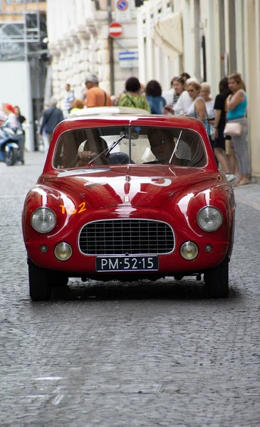 Pesaro Włochy Czerwiec 2023 Edycja Mille Miglia 2023 Wyścig Regularności — Zdjęcie stockowe