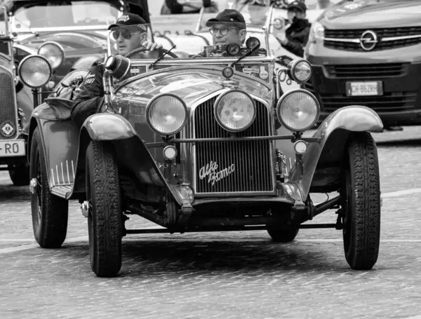 Pesaro Italie Juin 2023 Alfa Romeo 1750 Spiderzagato Édition 1931 — Photo