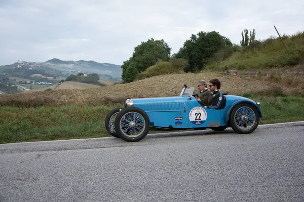 Tavoleto Italia Sett Ansaldo Tipo 1927 Coppa Nuvolari Coche Carreras — Foto de Stock