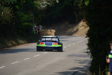 Pesaro, İtalya - 06 Ekim 2023: fiat x 1 / 9 versiyonu, San Bartolo pesaro sprint yarışı