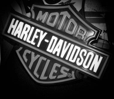 Bologna, İtalya - 26 Ekim 2023: MOTOR döngüleri Harley Davidson 'ın ExPOSITION' da