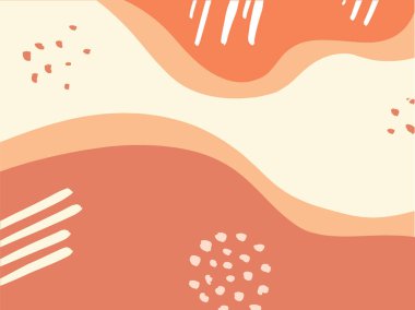 Çağdaş soyut renkli arka planların çeşitli şekilleri var. Minimum arka plan tasarımı. Baskı, afişler, davetiyeler, el ilanları, kapaklar, kumaşlar ve daha fazlası için vektör ilüstrasyonu.