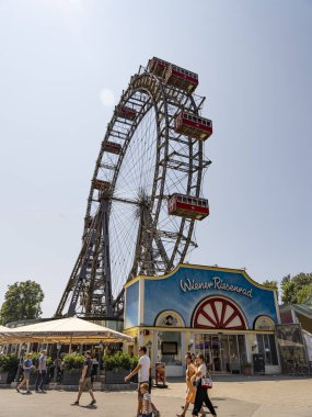 Wiener Prater lunaparkı, Viyana, Avusturya, Avrupa, 25. Temmuz 2023