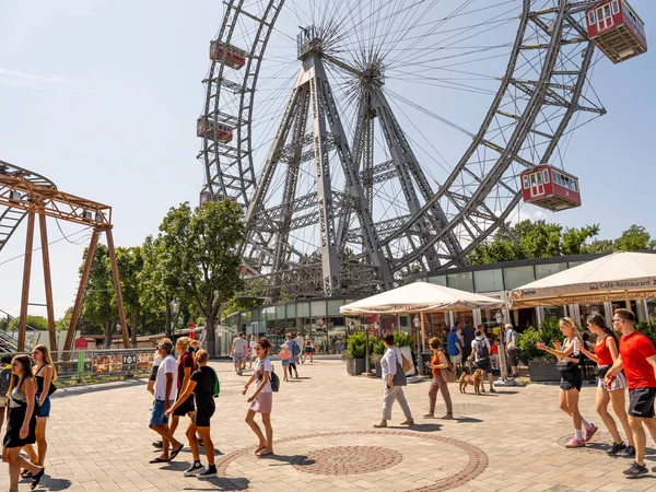 stock image Wiener Prater amusement park, Vienna, Austria, Europe, 25. July 2023