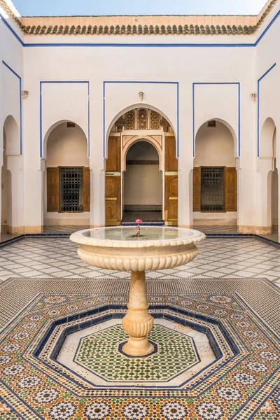 Marrakesh Morocco September 2022 Uitzicht Het Interieur Van Bahia Palace — Stockfoto
