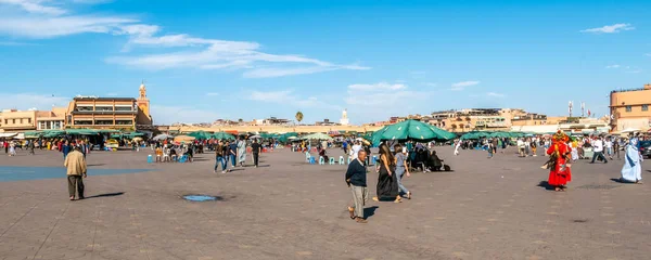 Marrakesh Maroc Septembre 2022 Sur Place Jemaa Fnaa Marrakech Marrakech — Photo