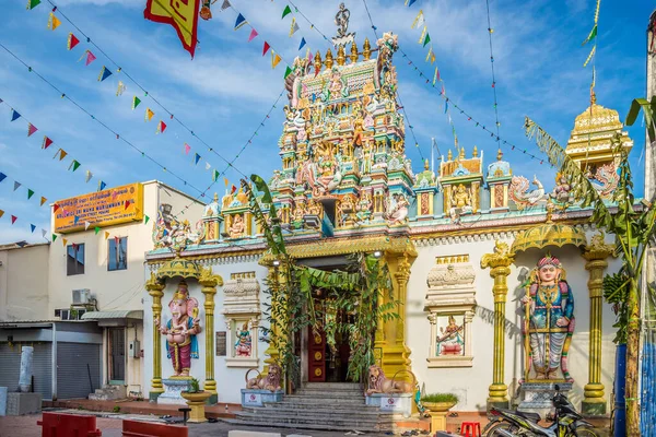 George Town Malasia Febrero 2023 Vista Templo Hindi Sri Mahamariamman — Foto de Stock