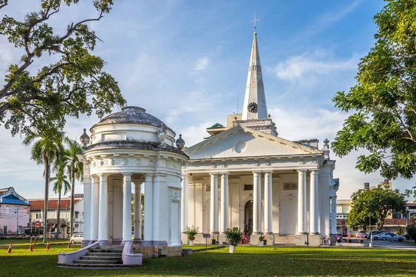 Vue Église Saint Georges Dans Les Rues George Town Penang — Photo