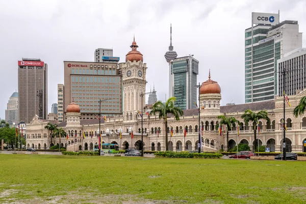Kuala Lumpur Malasia Febrero 2023 Vista Dataran Merdeka Lugar Kuala —  Fotos de Stock