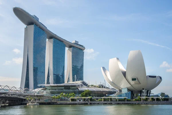 Singapur Febrero 2023 Vista Edificio Del Museo Ciencias Del Arte — Foto de Stock