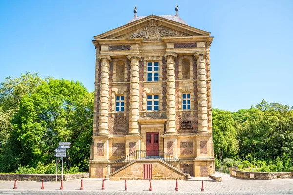 Вид Будівлю Музею Поета Артура Рембо Шарлевілі Франція — стокове фото
