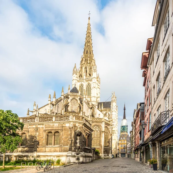 Rouen France Mayıs 2023 Rouen Caddelerindeki Maclou Kilisesi Rouen Fransa — Stok fotoğraf