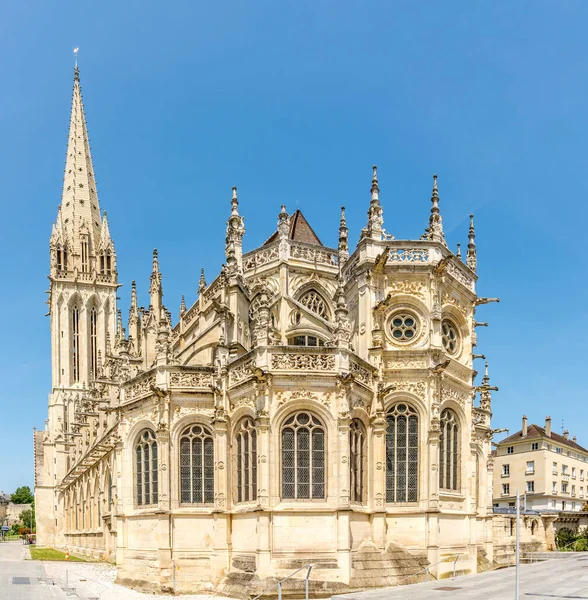 Veduta Della Chiesa San Pietro Strade Caen Francia — Foto Stock