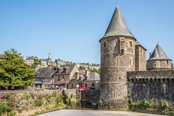 Fougeres France May 2023 View Fougeres Castle France Fougeres Commune — Stock Photo, Image