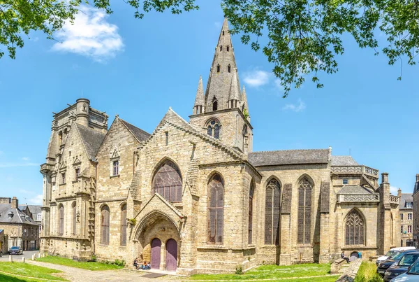 Guingamp France May 2023 View Basilica Our Lady Notre Dame — Stock Photo, Image