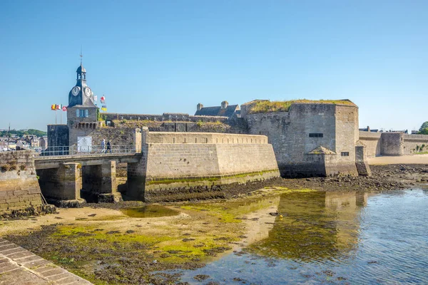 Veduta Sulla Fortezza Nella Città Concarneau Francia — Foto Stock
